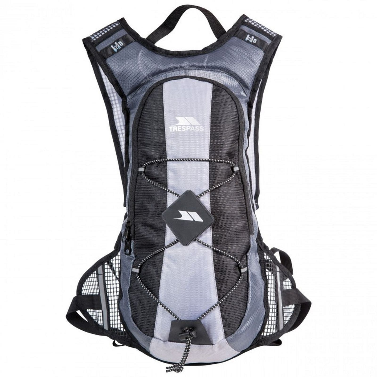 Mirror Hydration Backpack/Rucksack (15 Litres) With Water Resevoir (2 Litres) Backpack, Main, color, Silver
