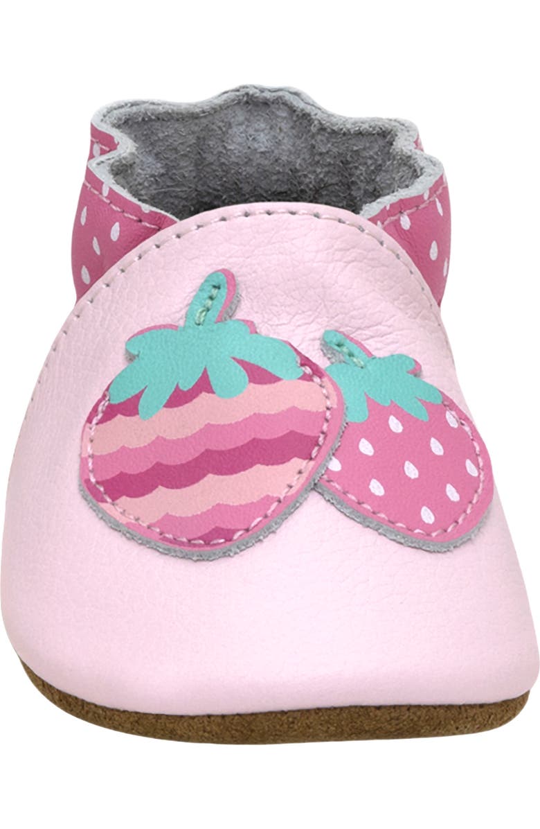 Robeez<sup>®</sup> Berry Sweet Crib Shoe, Alternate, color,
