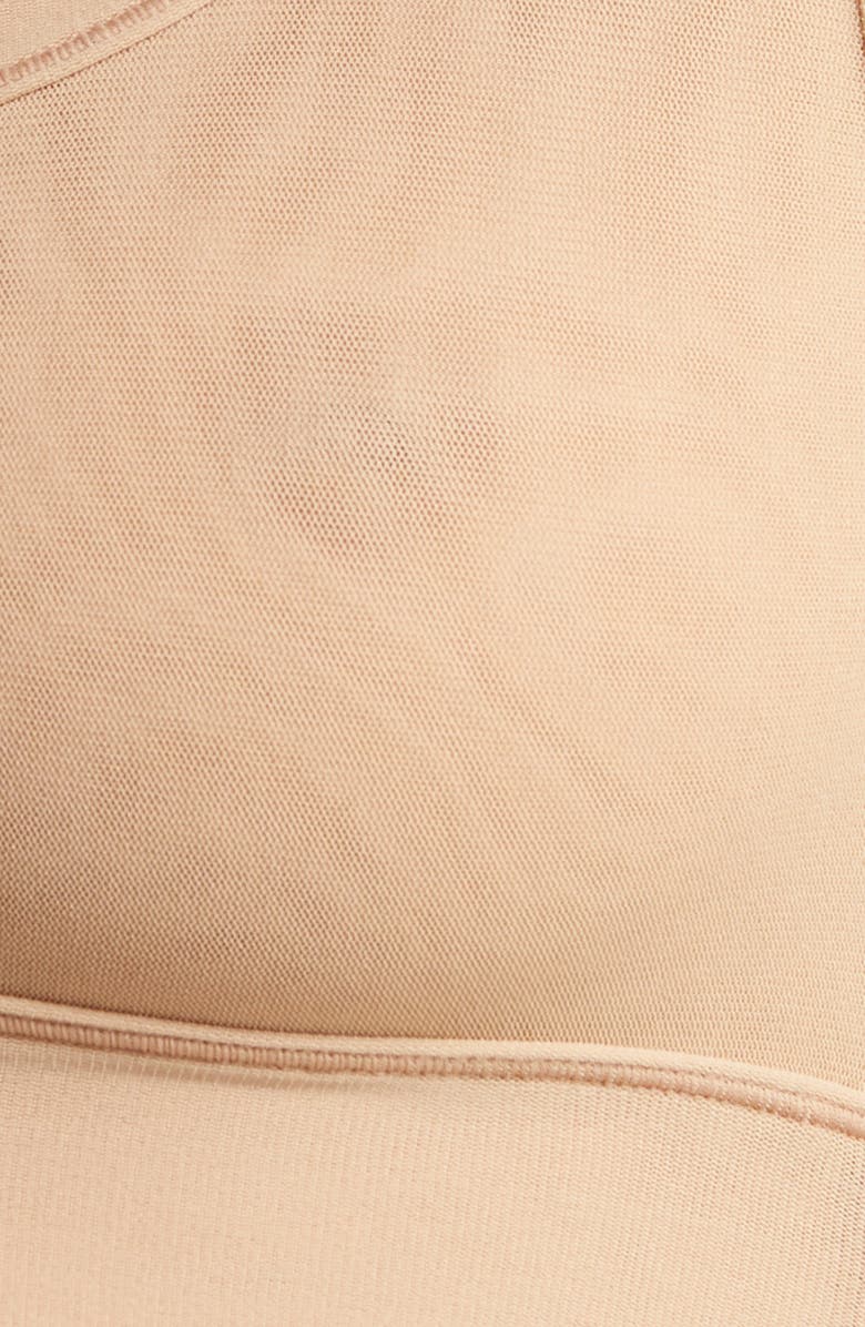 SKIMS Summer Mesh Scoop Bralette, Alternate, color, Clay