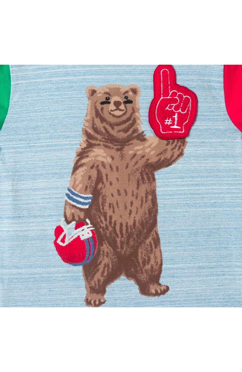 Andy & Evan Kids' Varsity Bear Twofer Long Sleeve Graphic T-Shirt, Alternate, color, 