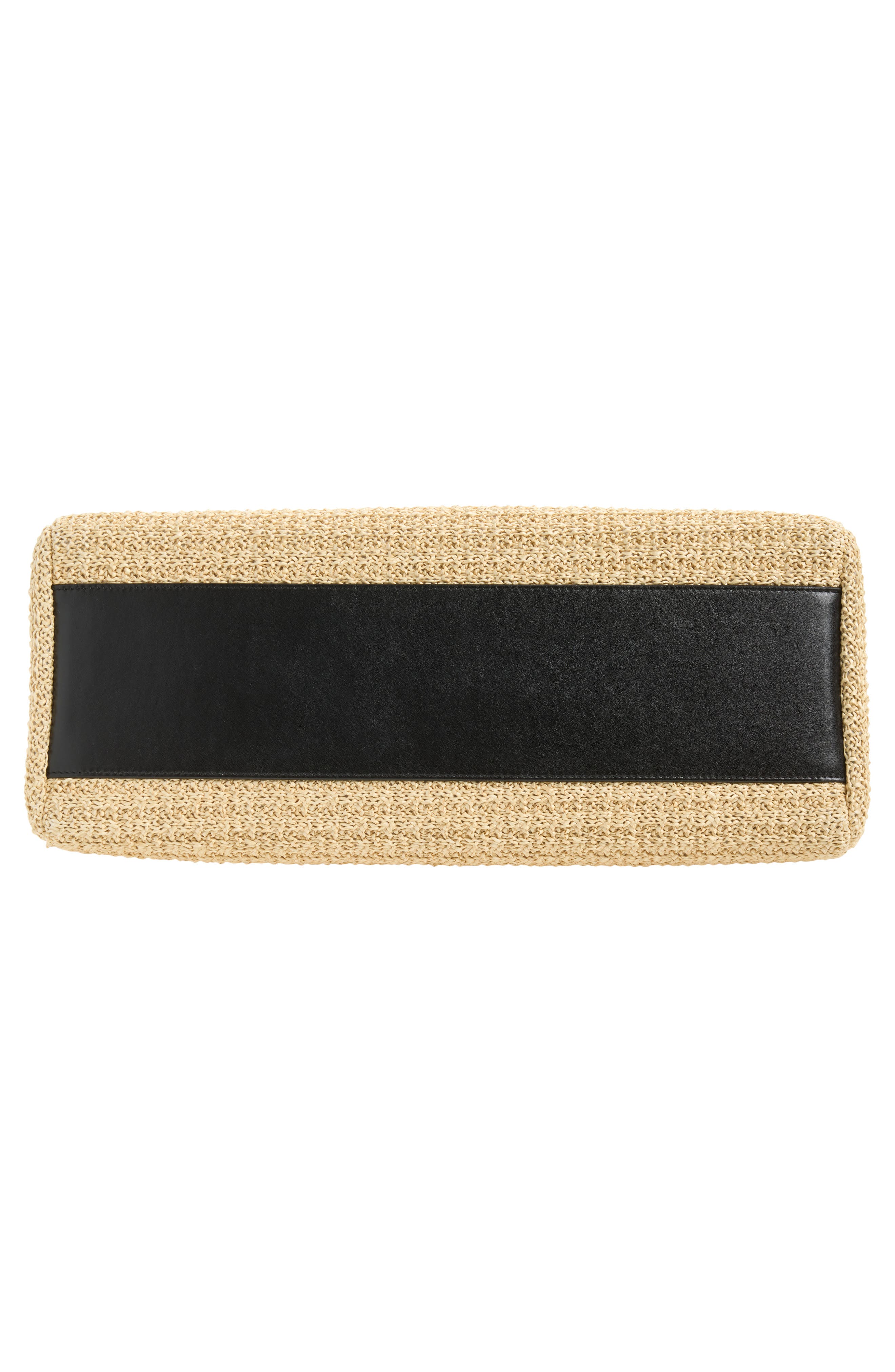Medium Antigona Raffia Effect & Leather Catchall, Alternate, color, NATURAL