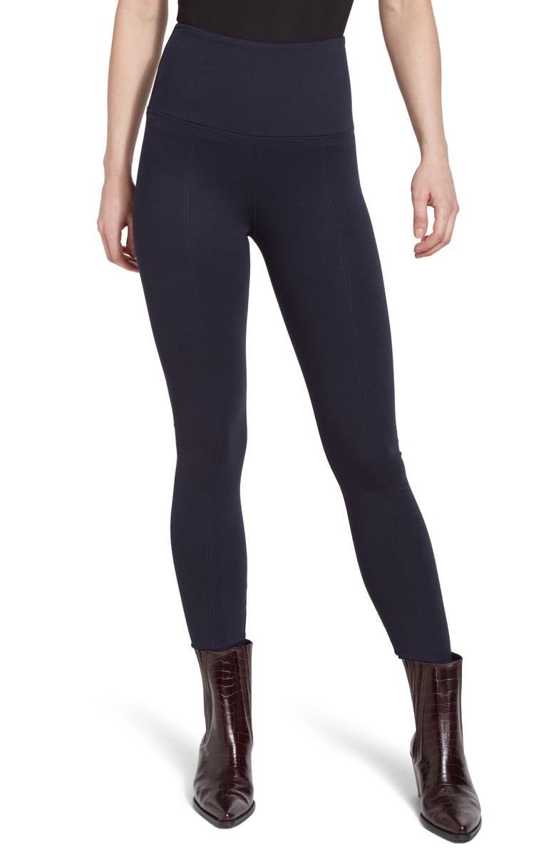 Lysse 'Lyssentials Center Seam Ponte Leggings, Main, color, Midnight