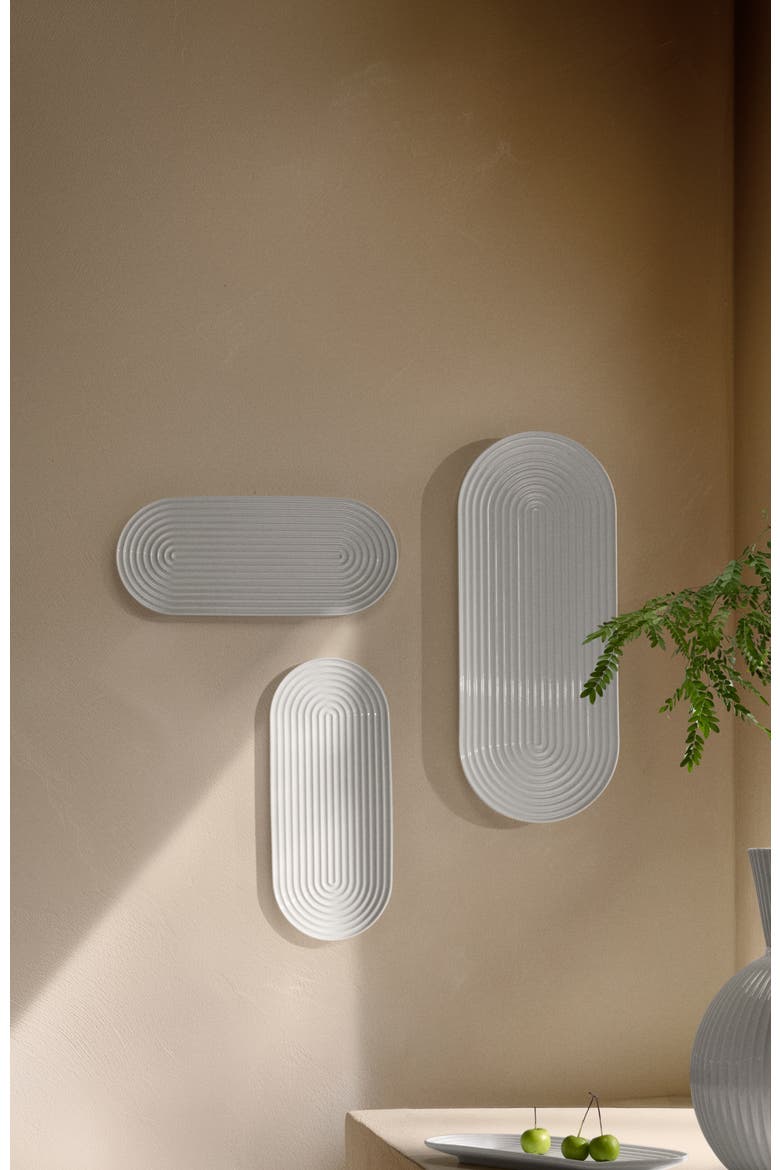 Lyngby Tura Large Oval Serving Dish, Alternate, color, White