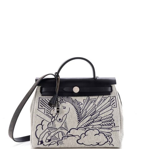 Herbag Zip Pegase Pop Toile and Leather 31