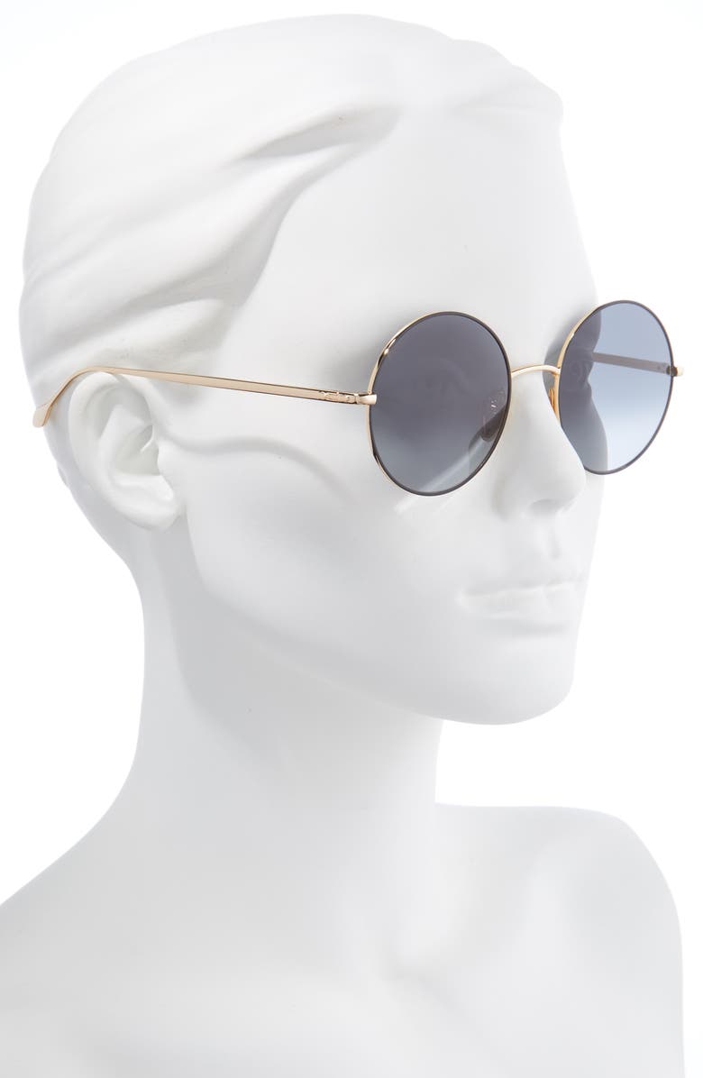 Isabel Marant 54mm Gradient Round Sunglasses, Alternate, color, 