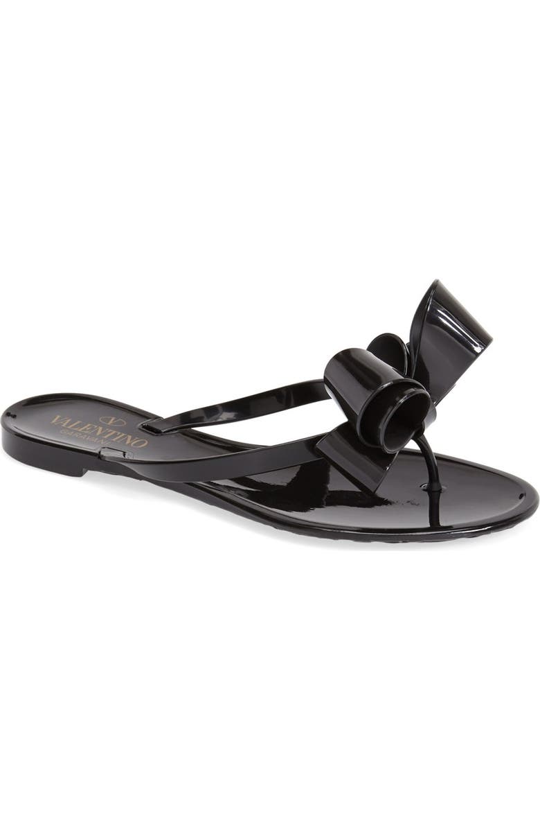 Valentino Garavani Couture Bow Thong Sandal, Main, color,