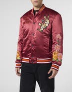 PHILIPP PLEIN Satin Bomber Fairy Deluxe Men