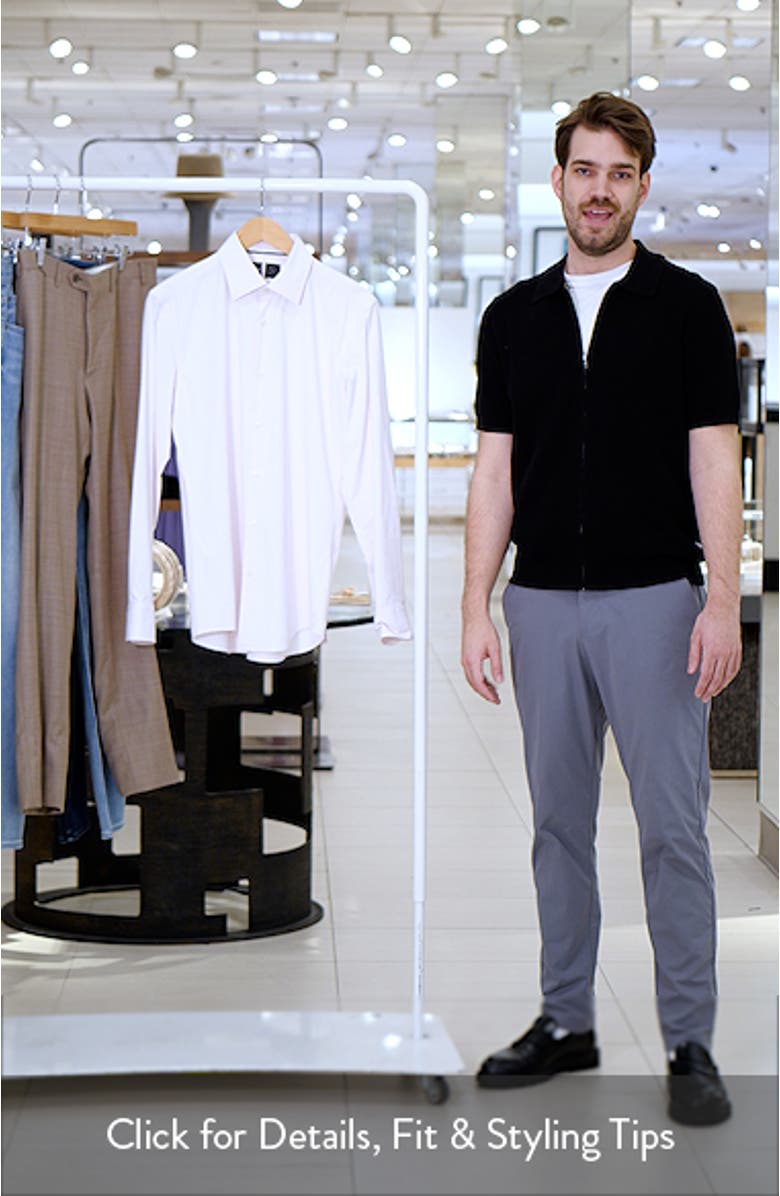 Hank Kent Slim Fit Performance Stretch Dress Shirt, sales video thumbnail