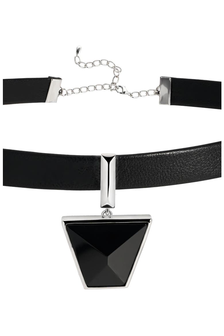 Echo Pendant, Alternate, color, Black & Silver