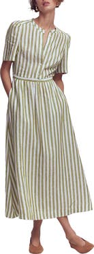 Boden Ivy Linen Midi Dress