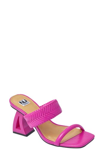 Ninety Union Malibu Slide Sandal In Fuchsia