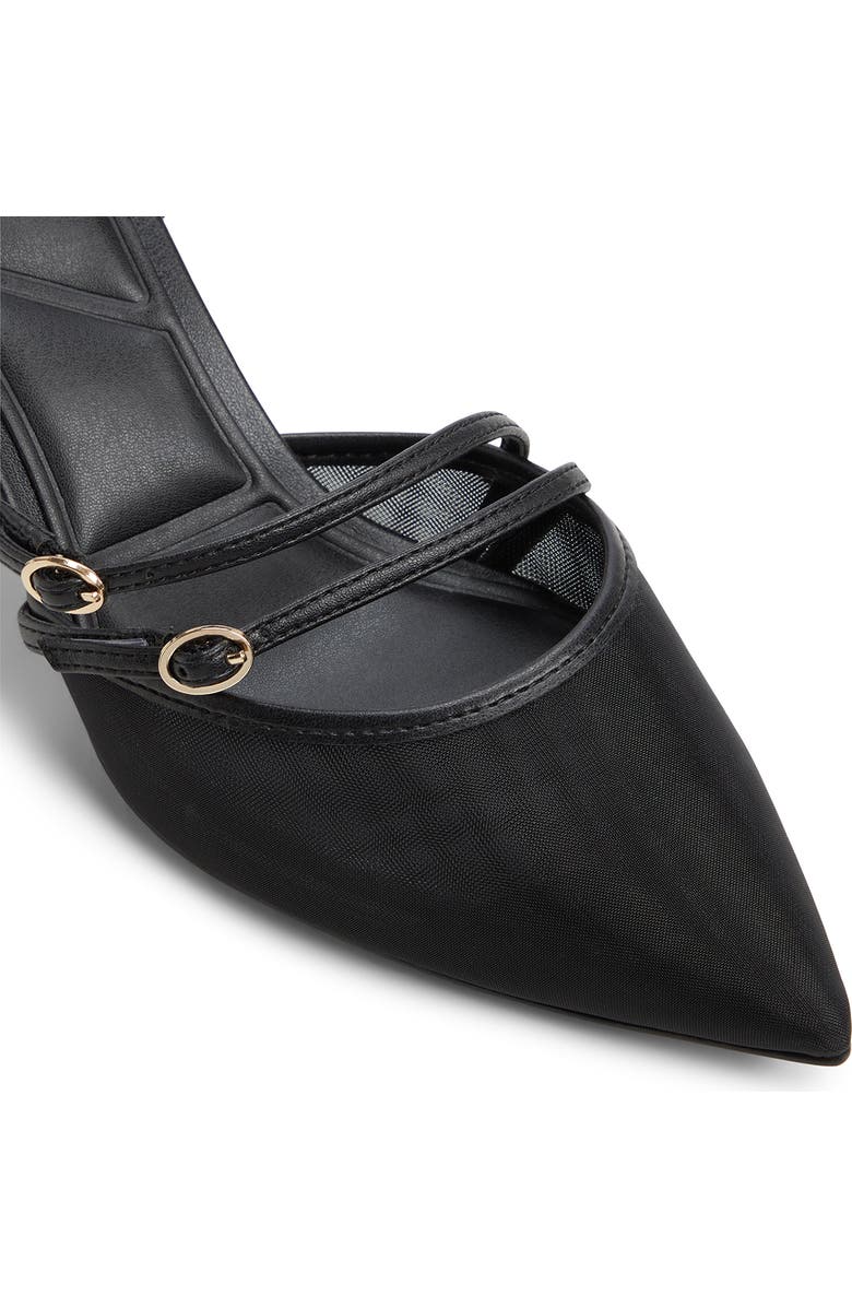 ALDO Renesme Pointed Toe Slingback Pump, Alternate, color, Black