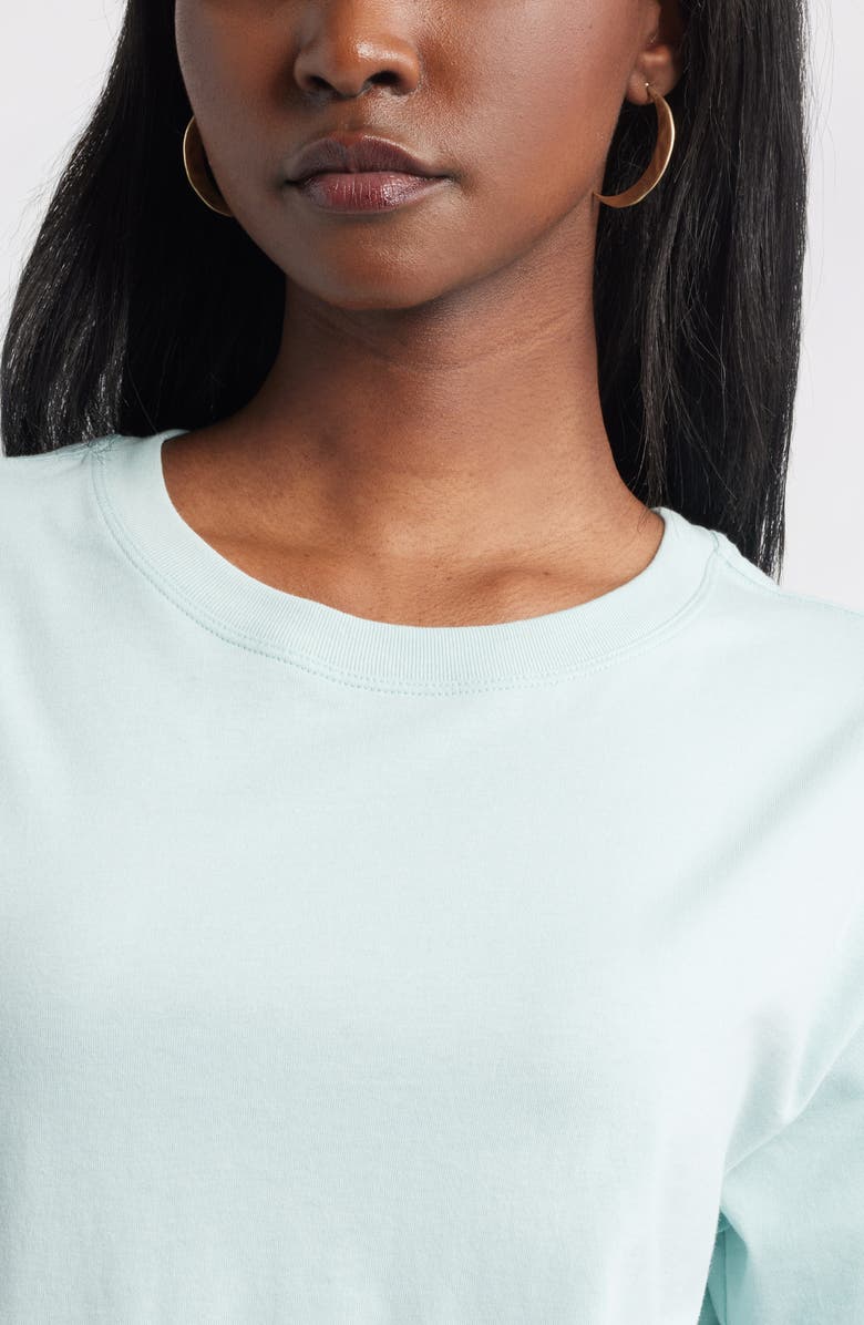 Treasure & Bond Favorite Cotton T-Shirt, Alternate, color, Teal Tide