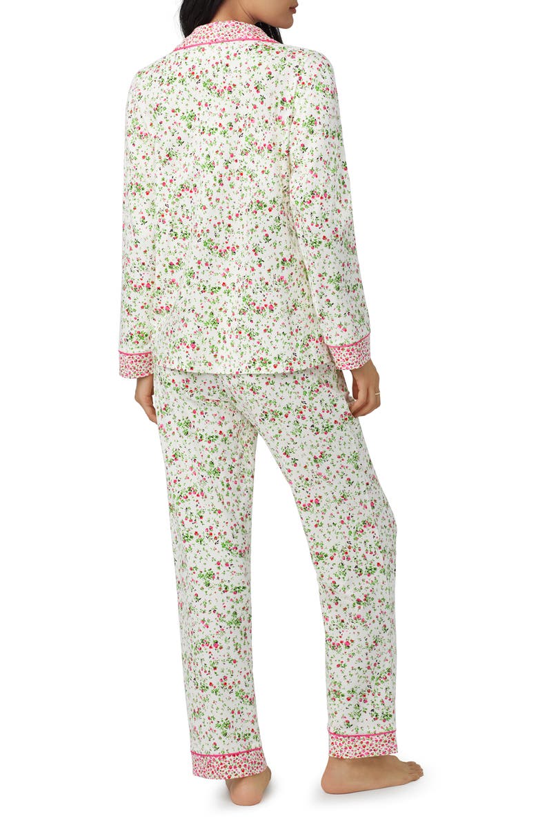 BedHead Pajamas Floral Print Stretch Organic Cotton Pajamas, Alternate, color, 