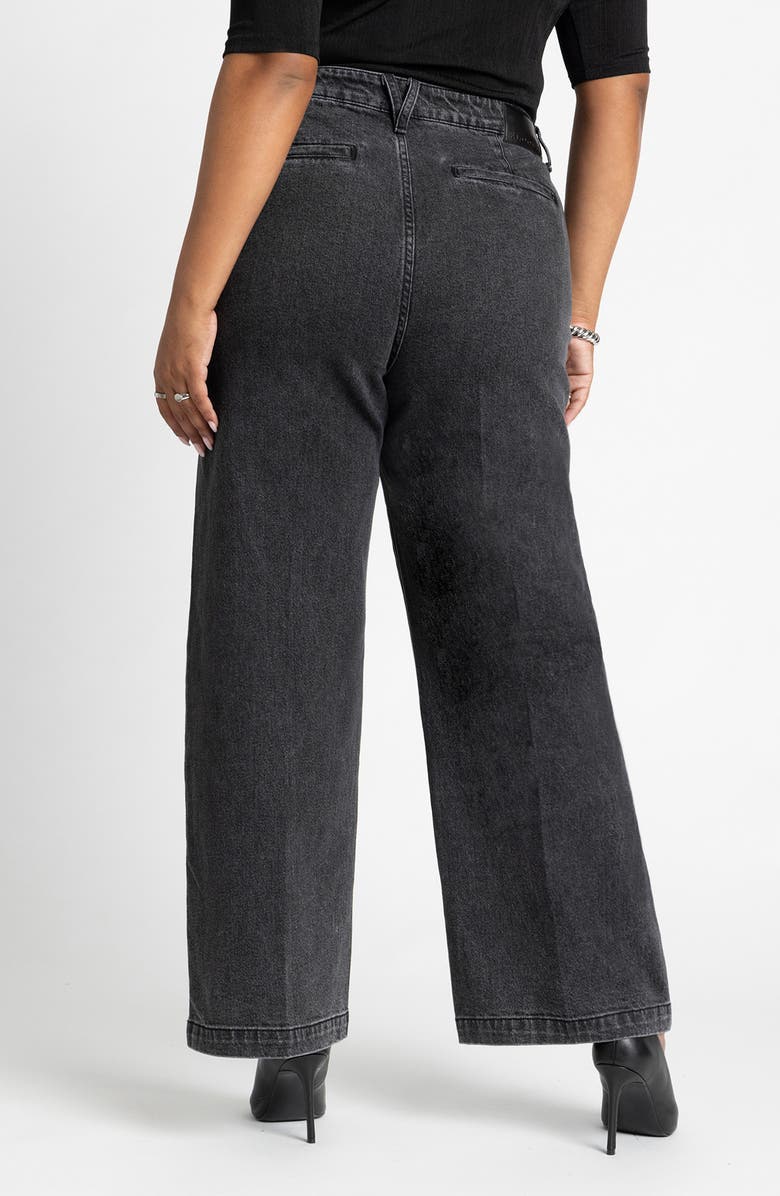 ELOQUII The Trouser Wide Leg Jeans, Alternate, color,