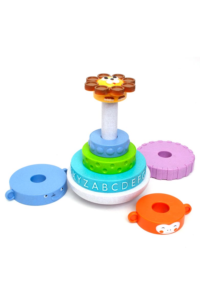 Roo Crew Stacking Rings 8 Pieces Sensory Toy, Alternate, color, Multicolored