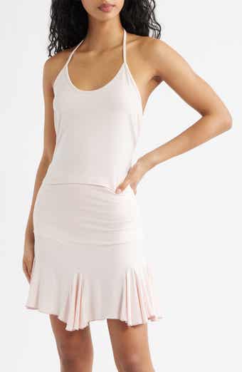 Mollie Knit Scoop Neck Halter Top