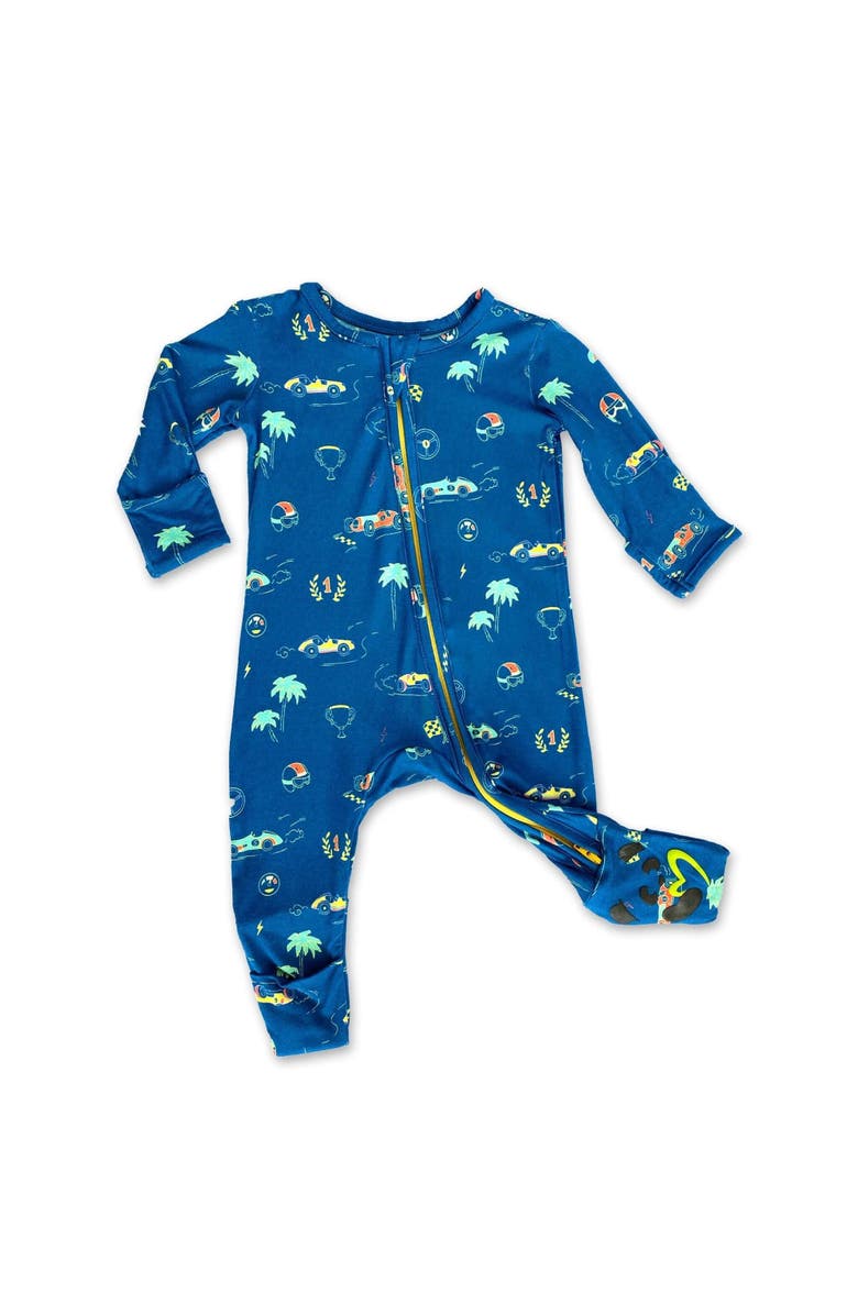 Bellabu Bear Baby Monaco Blue Convertible Footie, Main, color, Monaco Blue