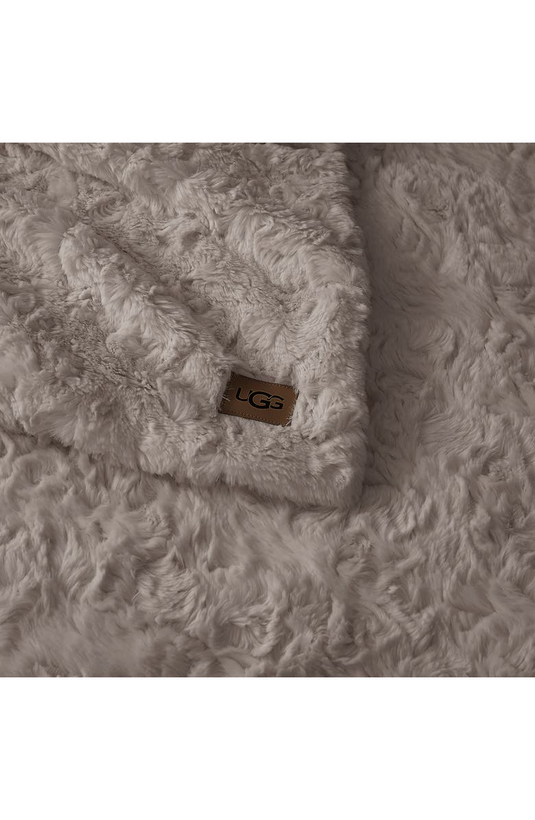 Adalee Faux Fur Throw Blanket