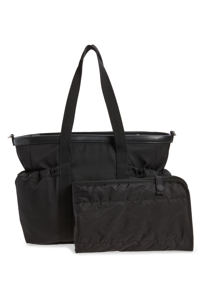Mommy Nylon Diaper Bag, Alternate, color, BLACK