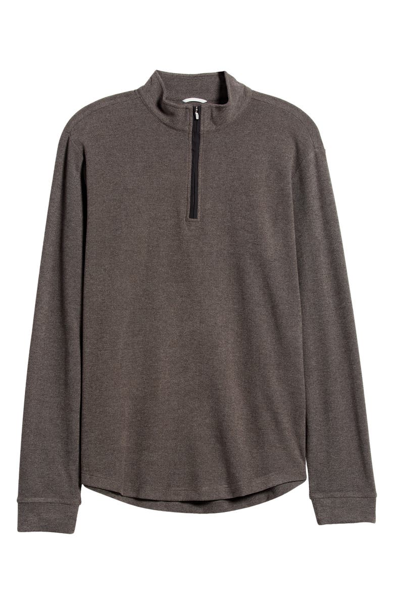 Swannies Emery Quarter Zip Golf Pullover, Alternate, color, Charcoal