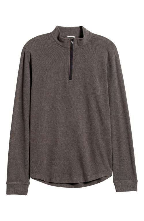 Swannies Emery Quarter Zip Golf Pullover In Gray