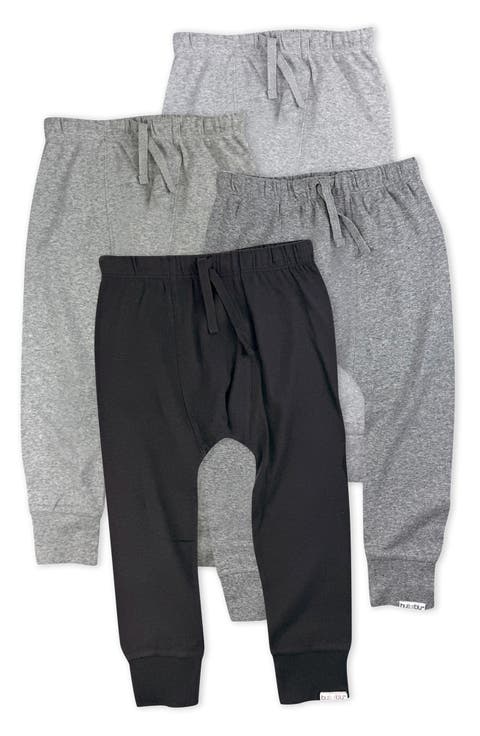 Kids' Jordan Assorted 4-Pack Organic Cotton Joggers (Toddler)