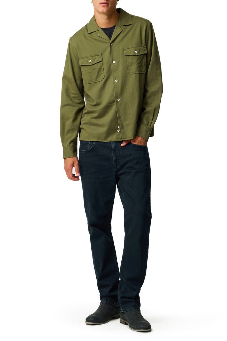Salt Lake Cotton Camp Shirt, Alternate, color, MOSS