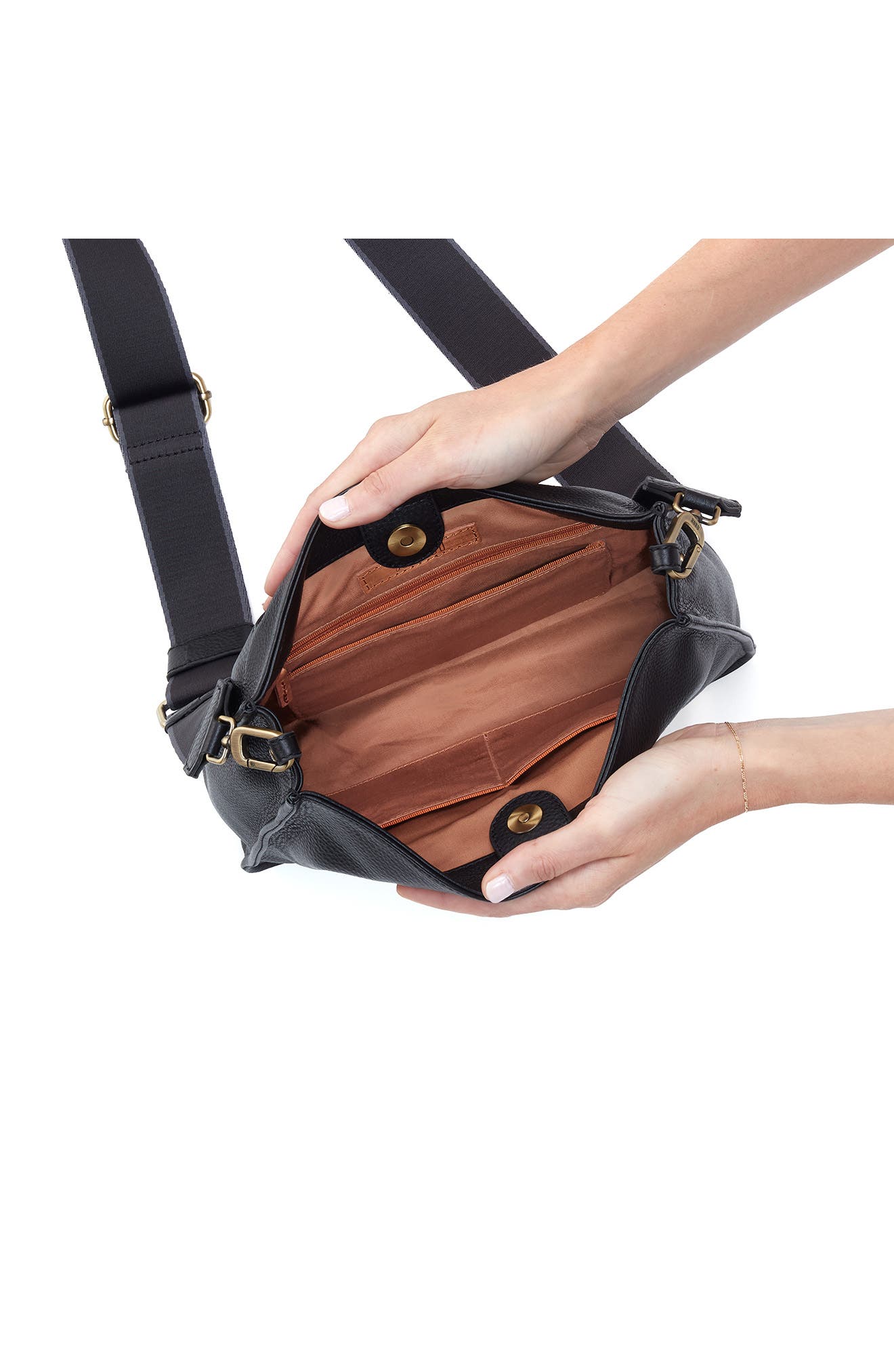 HOBO Cass Leather Crossbody Bag, Alternate, color, 