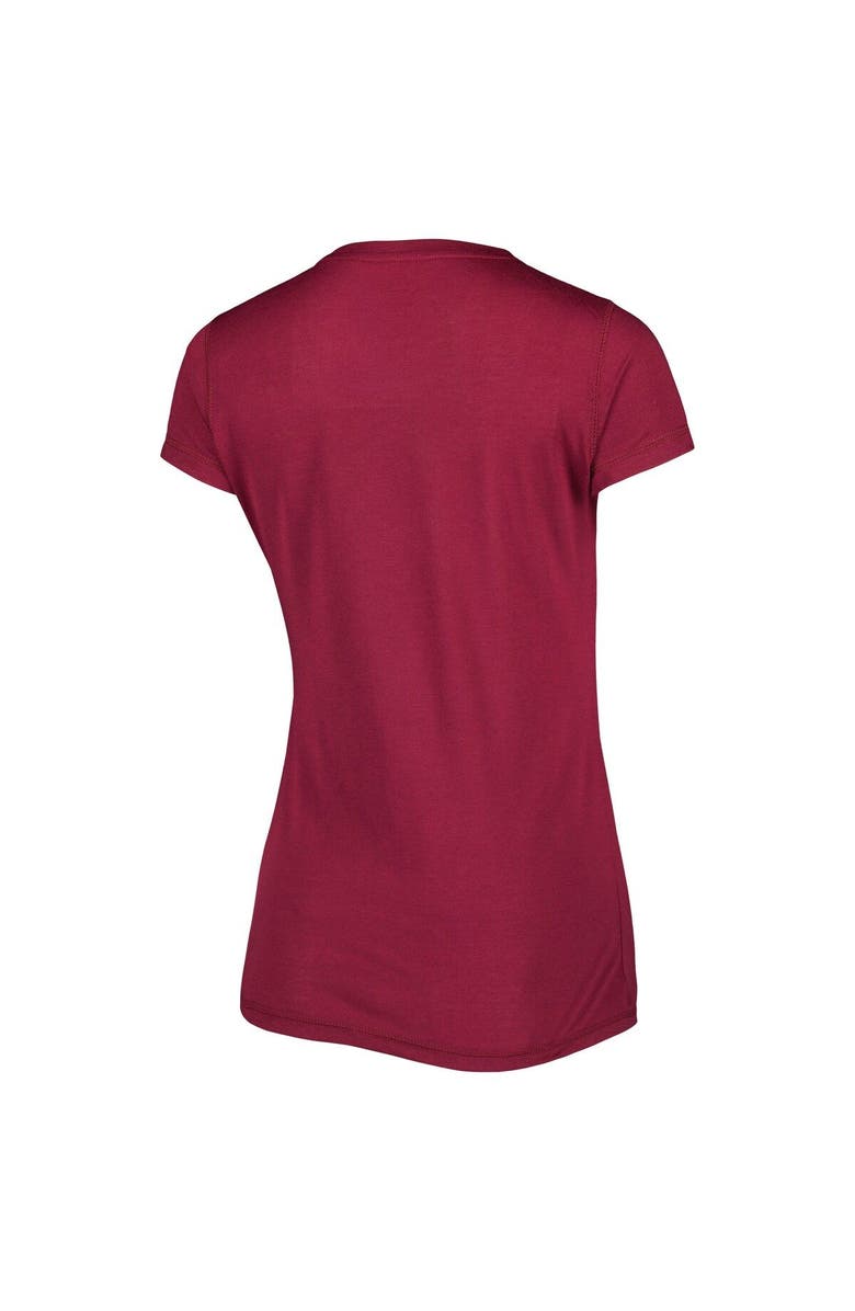 CONCEPTS SPORT Women's Concepts Sport Maroon/Black Virginia Tech Hokies Badge T-Shirt & Flannel Pants Sleep Set, Alternate, color,