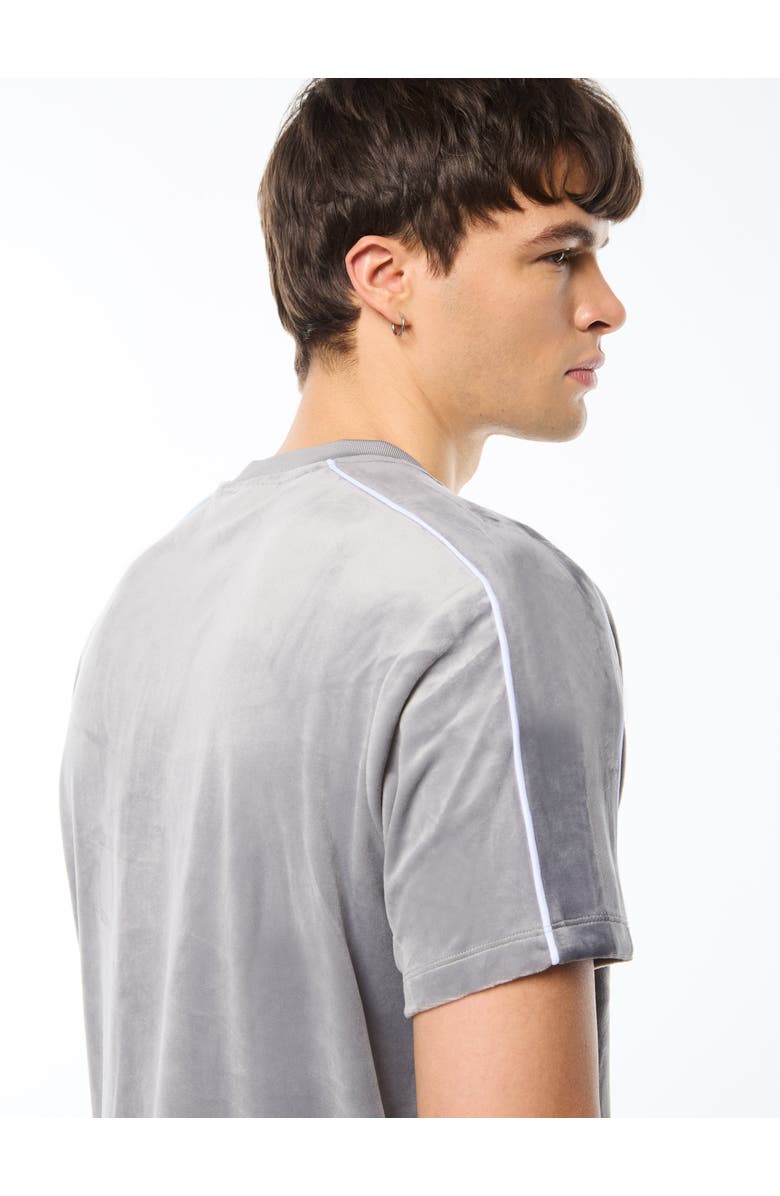 Sergio Tacchini Cresta Velour Pocket T-shirt, Alternate, color, Sleet