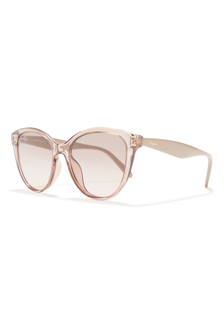 54mm Cat Eye Sunglasses, Alternate, color, CRYSTAL SAND