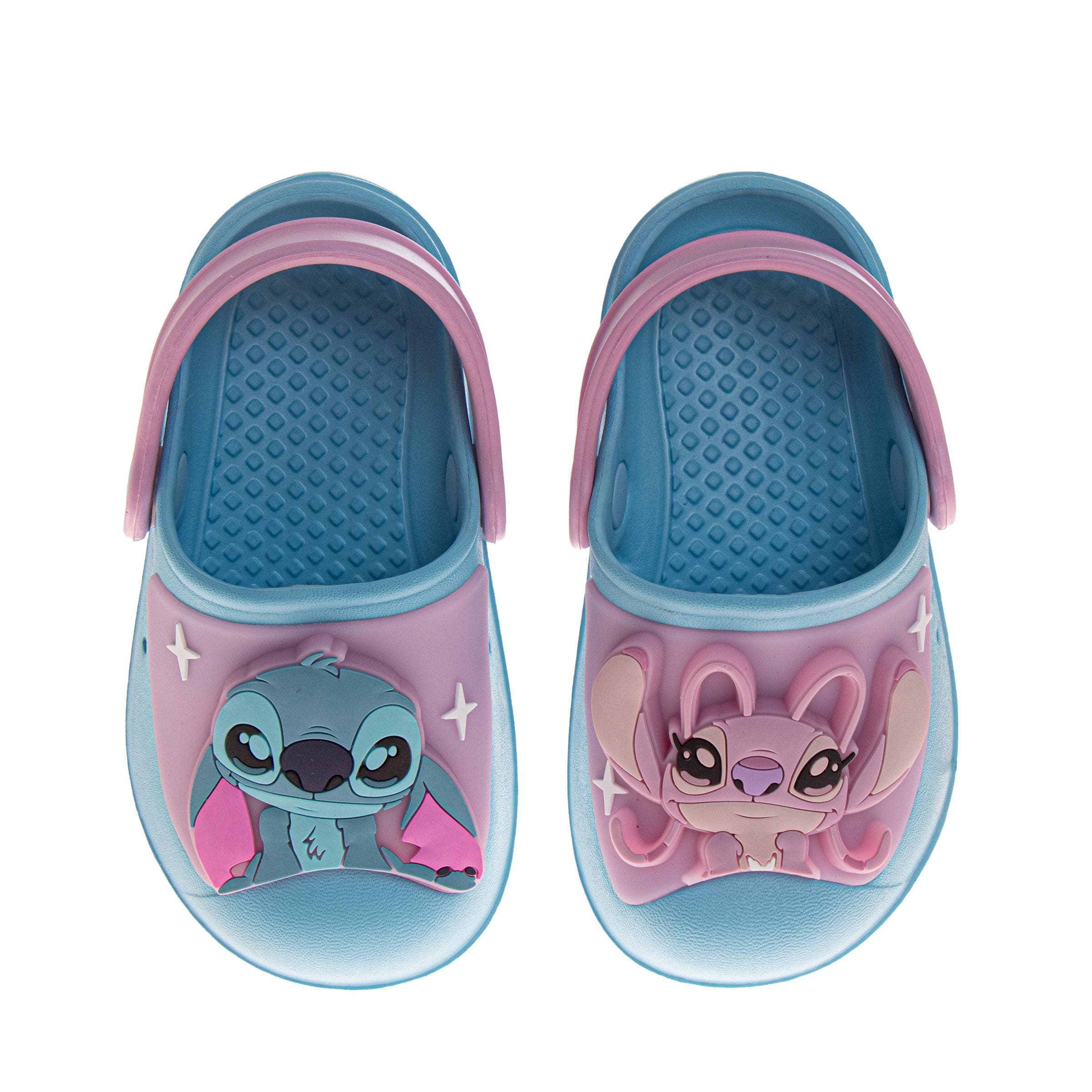 Disney Lilo & Stitch Girls Clogs, Alternate, color, Blue Pink