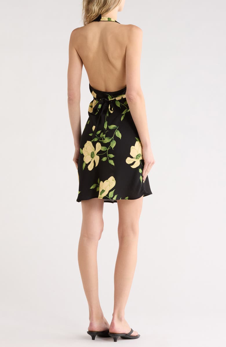 EDIT by JASON WU A-Line Halter Dress, Alternate, color, Midnight Garden