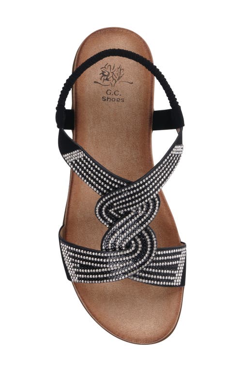 Gc Shoes Viana Ankle Strap Sandal In Black