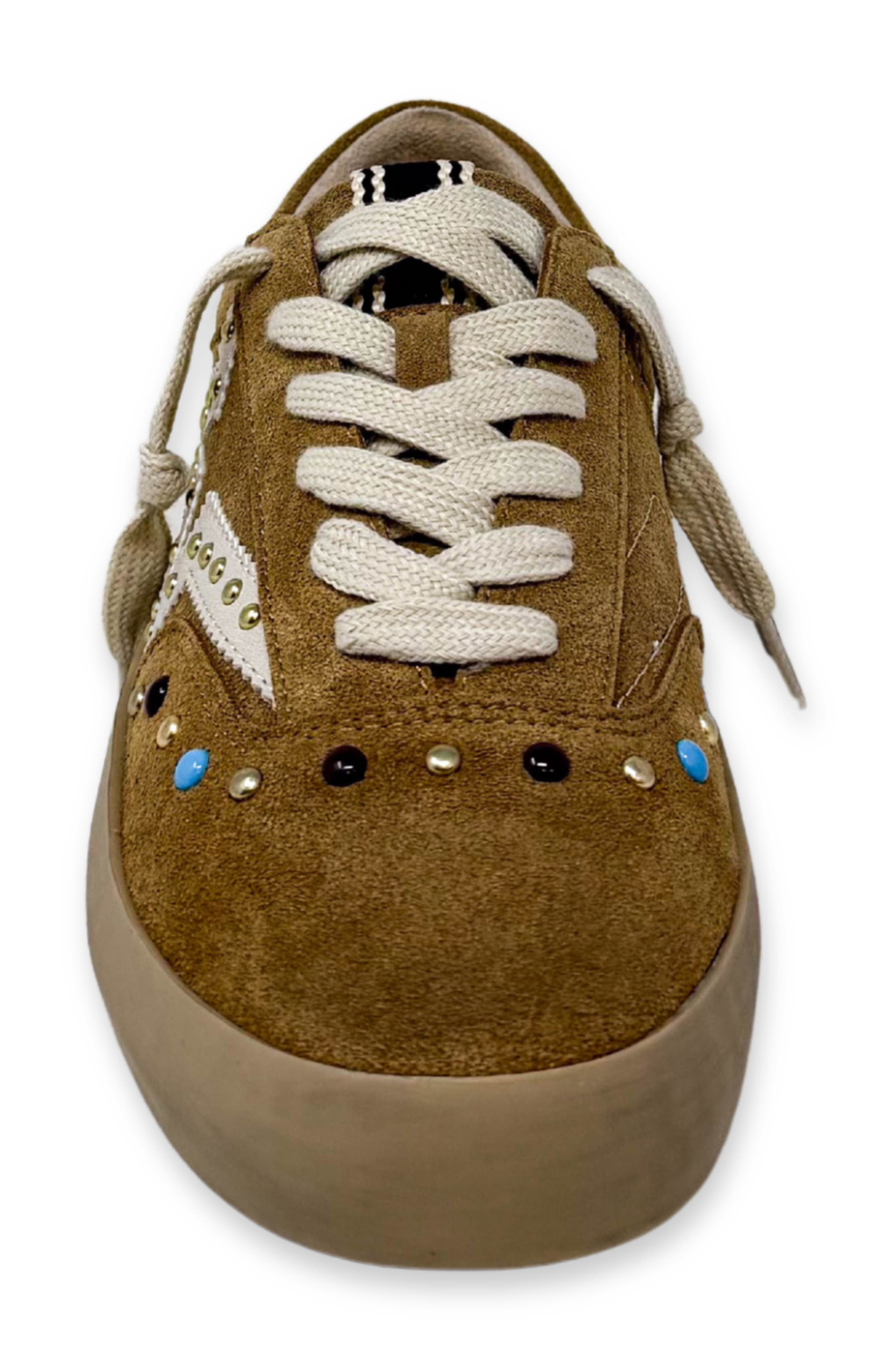 Sierra Sneaker, Alternate, color, CAMEL SUEDE