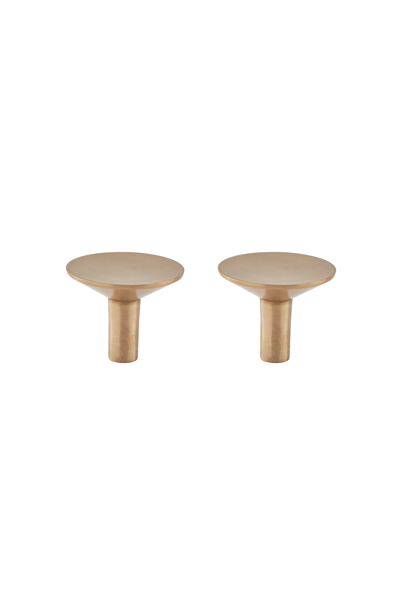 OYOY Rina Hook / Knob, Alternate, color, Brushed Brass