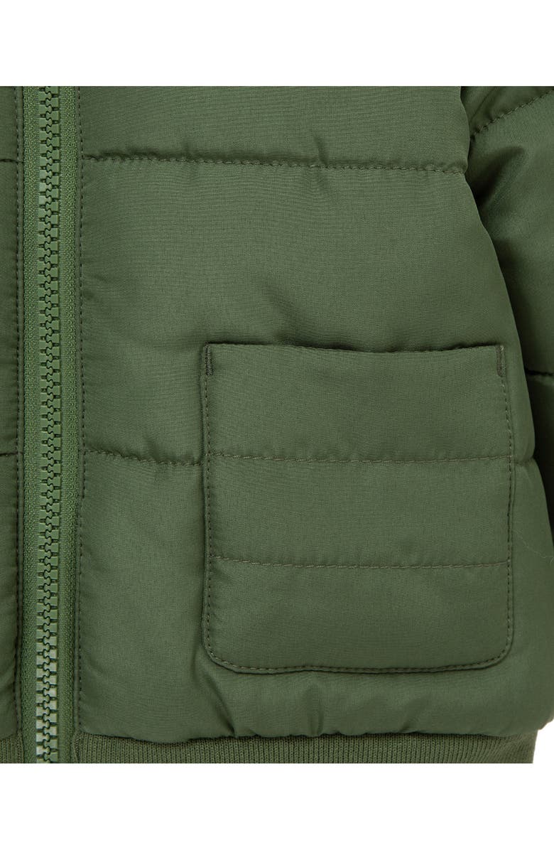 Little Me Olive 3-Piece Jacket Set, Alternate, color, Green