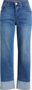 Wit & Wisdom High Waist Cuff Hem Jeans