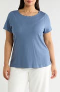 T Tahari Scallop T-Shirt