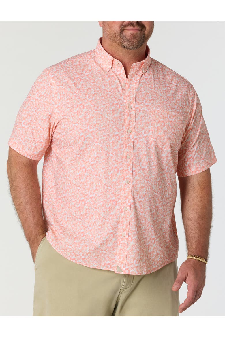 Big & Tall Celliman Floral Sport Shirt, Main, color, PINK