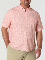 Untuckit Fit by Dxl Big & Tall Celliman Floral Sport Shirt