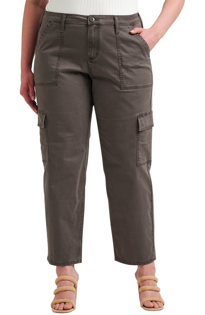 Silver Jeans Co. Suki Curvy Straight Leg Cargo Pants, Main, color, 