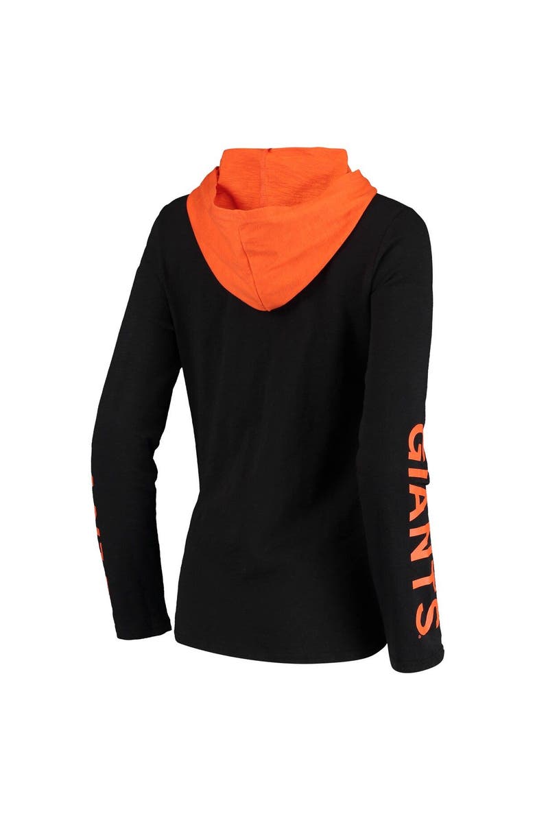 G-III 4HER BY CARL BANKS Women's G-III 4Her by Carl Banks Black San Francisco Giants Crossbar Pullover Hoodie, Alternate, color, 