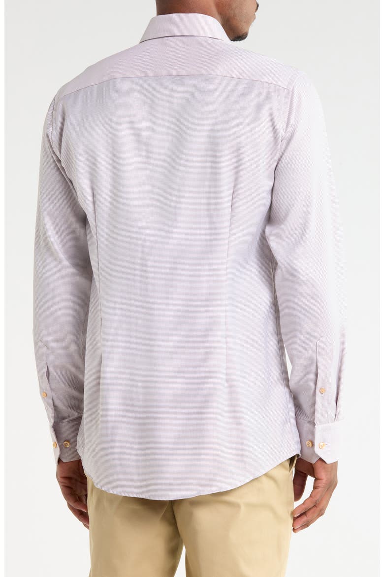 Contemporary Fit Semi-Solid Cotton Dress Shirt, Alternate, color, LIGHT BEIGE