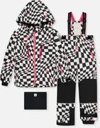 Deux par Deux Teknik Expandable Sleeve Fleece Lined Two Piece Jacket & Pants Snowsuit
