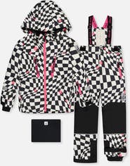 Deux par Deux Teknik Expandable Sleeve Fleece Lined Two Piece Jacket & Pants Snowsuit