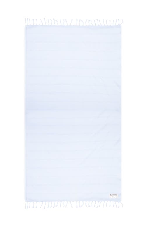 Sunkissed Sand Free Beach Towel In Milos White