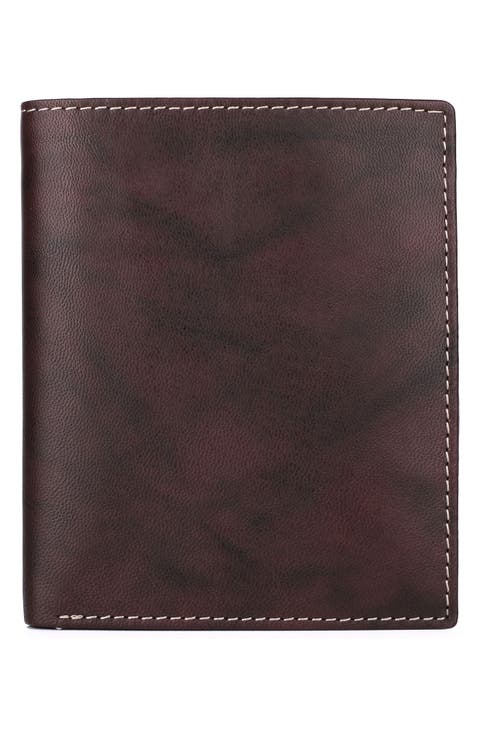Credit Card RFID Leather Folio Wallet