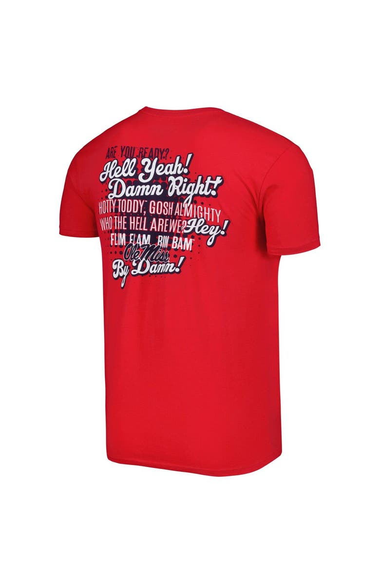 IMAGE ONE Men's Red Ole Miss Rebels Hyperlocal T-Shirt, Alternate, color, 